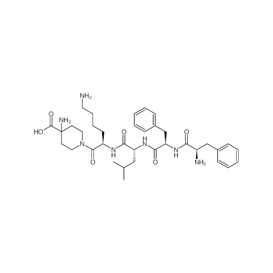 1-(D-fenilalanil-D-fenilalanil-D-leucil-D-lizil)-4-aminopiperidin-4-karboksirūgštis