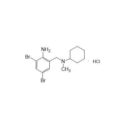 N-(2-amino-3,5-dibrombenzil)-N-metilcikloheksilamino hidrochloridas